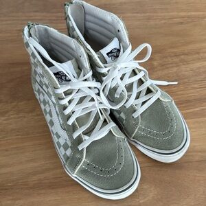 Kids Vans Checkered Hi-tops